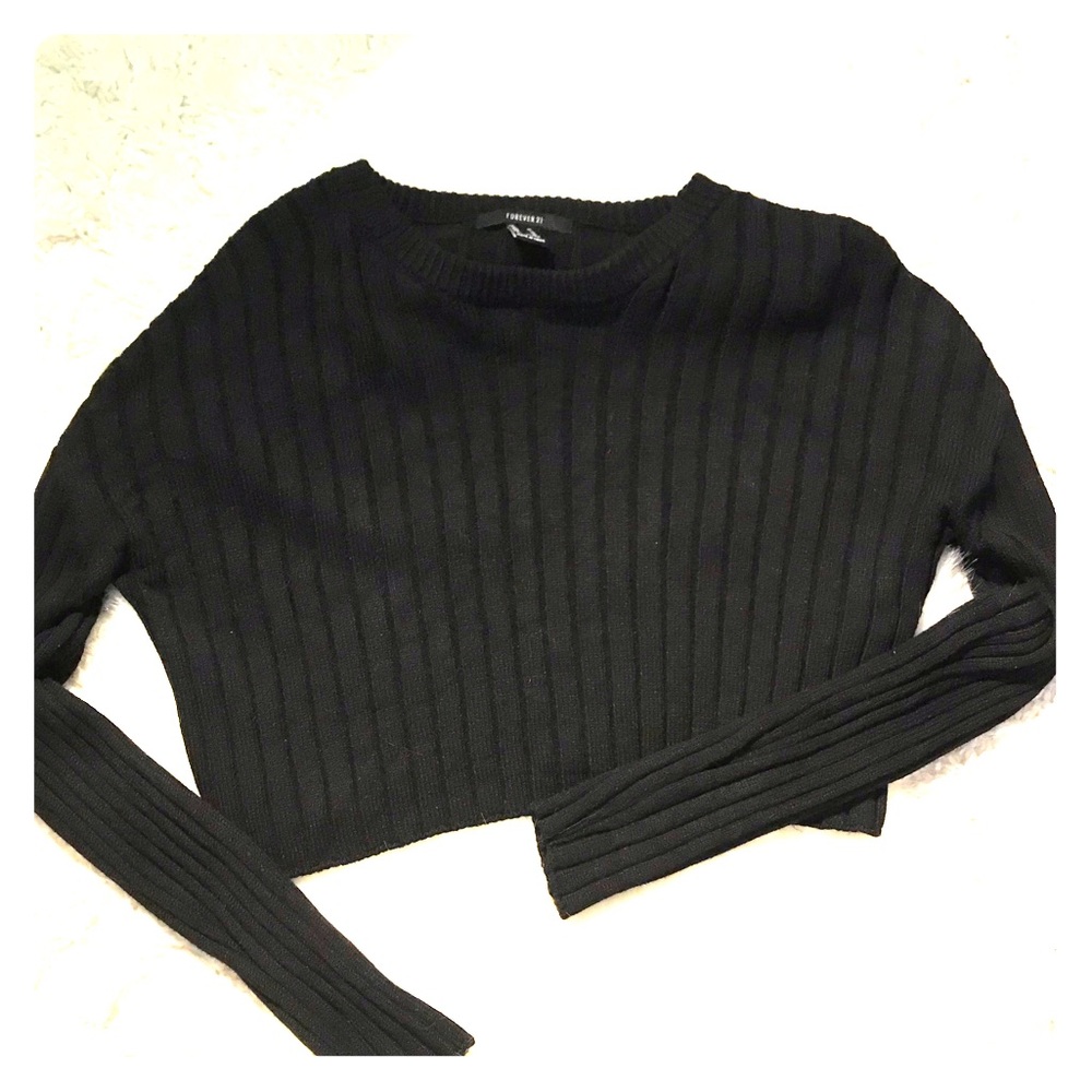 Crop sweater